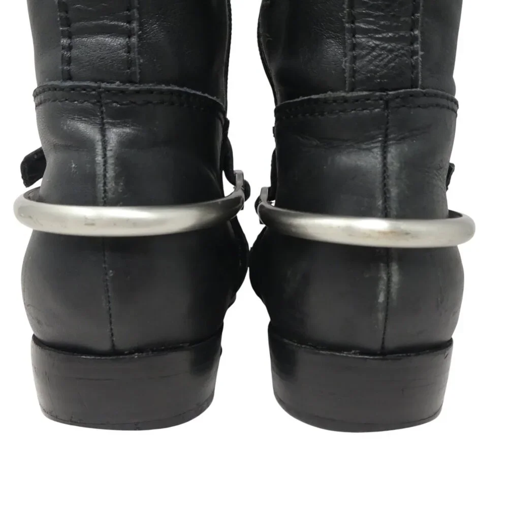 Pour La Victoire Marne Black Leather Harness‎ Riding Equestrian Boots